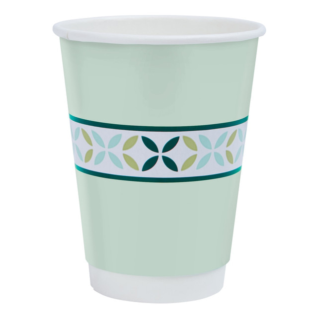 OFFICE DEPOT Highmark AIR12PK  Insulated Hot Coffee Cups, 12 Oz, 42% Recycled, Mint Green, Pack Of 50