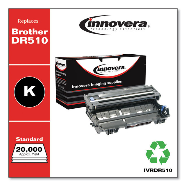 INNOVERA DR510 Remanufactured Black Drum Unit, Replacement for DR510, 20,000 Page-Yield