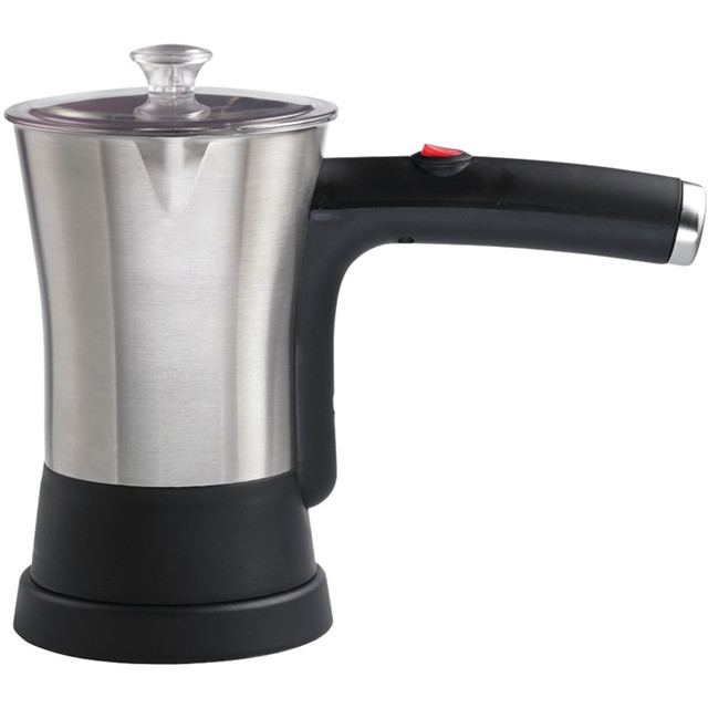 BRENTWOOD APPLIANCES , INC. TS-117S Brentwood TS-117S Turkish/Greek Coffee Maker, Black/Silver