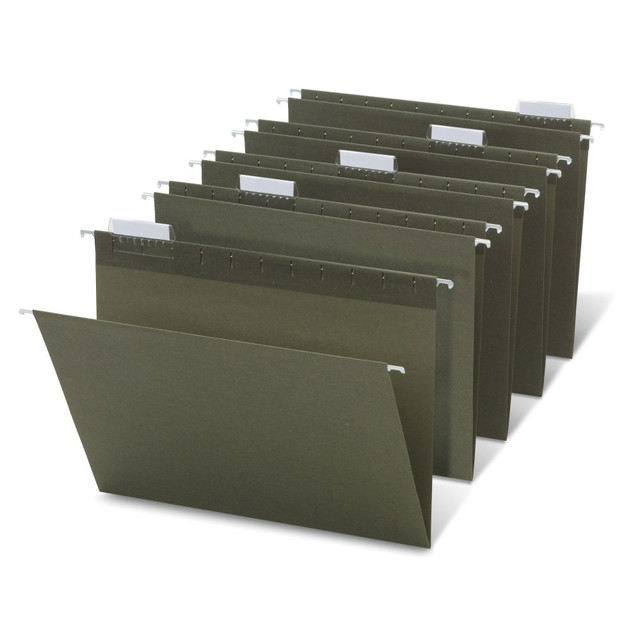 OFFICE DEPOT OD75444 Brand Hanging Folders, 1/5 Cut, Letter Size, 100% Recycled, Green, Pack of 50 OFFICE DEPOT OD75444 Brand Hanging Folders, 1/5 Cut, Letter Size, 100% Recycled, Green, Pack of 50