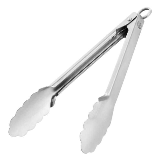 GIBSON OVERSEAS INC. 995117593M Martha Stewart Easy-Lock Tongs, Silver GIBSON OVERSEAS INC. 995117593M Martha Stewart Easy-Lock Tongs, Silver