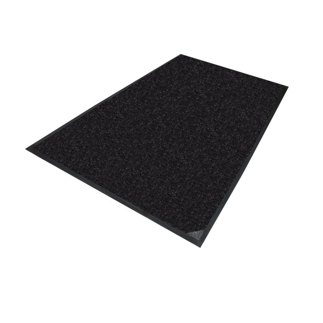 M+A MATTING 12016635050  MicroLuxx Floor Mat, 59in x 35in, Universal, Black