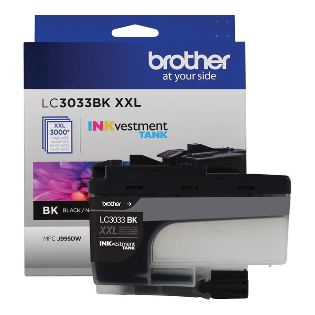 BROTHER INTL CORP LC3033BKS Brother LC3033 Black Super-High-Yield Ink Cartridge, LC3033BKS BROTHER INTL CORP LC3033BKS Brother LC3033 Black Super-High-Yield Ink Cartridge, LC3033BKS