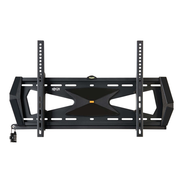 TRIPP LITE DWTSC3780MUL  Heavy-Duty Tilt Security Display TV Wall Mount for 37in to 80in TVs and Monitors, Flat or Curved Screens - Bracket - for flat panel - lockable - steel - black - screen size: 37in-80in - wall-mountable