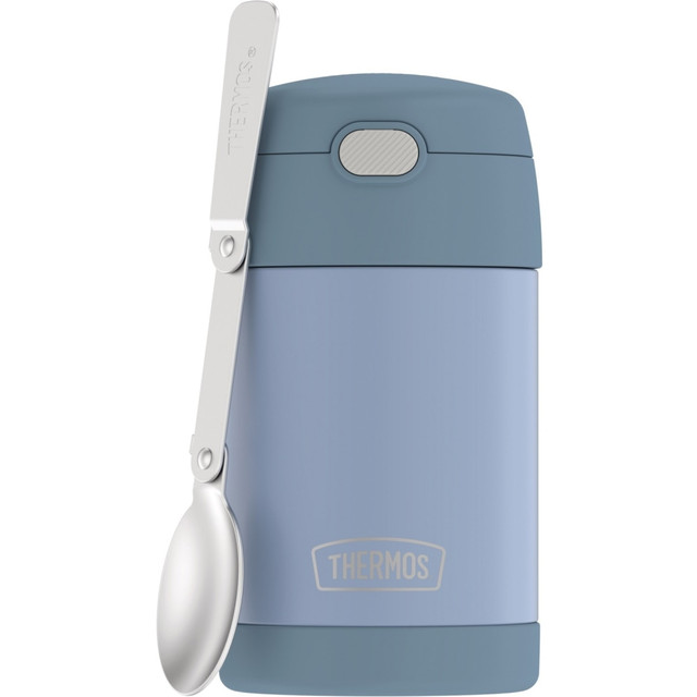 KING-SEELEY THERMOS/THERMOS Thermos F31101DB6  FUNtainer Stainless Steel Food Jar 16Oz - Food Storage - Dishwasher Safe - Denim Blue - Stainless Steel Body