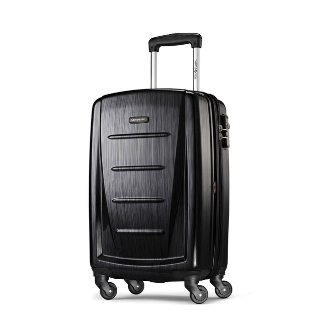 SAMSONITE LLC 56844-2849 Samsonite Winfield 2 Polycarbonate Rolling Spinner, 20inH x 13 1/2inW x 9inH, Brushed Anthracite