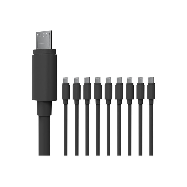 CHARGETECH ENTERPRISES, LLC ChargeTech CT-110288  - USB / power cable - Micro-USB Type B (M) - 5 V - 2.4 A - retractable