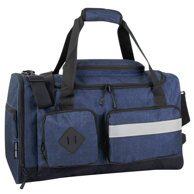 A.D. SUTTON & SONS/PACESETTER 7030BLU Summit Ridge Polyester Duffel, 12inH x 20inW x 9inD, Blue