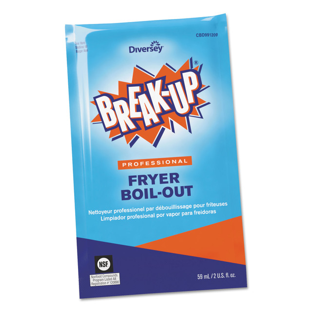 DIVERSEY CBD991209 BREAK-UP Fryer Boil-Out Cleaner Packets, 2 Oz, Case Of 36 DIVERSEY CBD991209 BREAK-UP Fryer Boil-Out Cleaner Packets, 2 Oz, Case Of 36