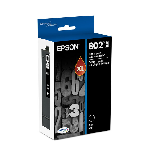 Compatible Epson models: WorkForce:  Pro EC-4020,  Pro EC-4030,  Pro EC-4040,  Pro WF-4720,  Pro WF-4730,  Pro WF-4734,  Pro WF-4740.  .  For high quality results, each and every time!  Better quality than the lab.  Worry-free handling - smudge, fade and water resistant prints.  Convenient individual ink cartridges  Yields up to 2,600 pages.  DuraBrite Ultra ink is resistant to water, fading and smudges.  Helps Avoid Waste - Designed for extended use, helping reduce or eliminate material use and potentially save money.  Recycling solution - designed to encourage recycling, helping you divert materials from landfill.