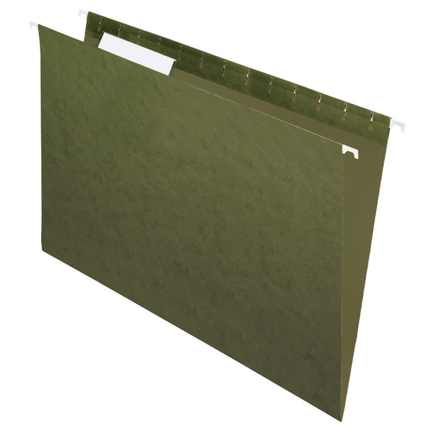 SMEAD MFG CO 810945 Office Depot Brand Hanging Folders, 1/3 Cut, Legal Size, 100% Recycled, Green, Pack Of 25