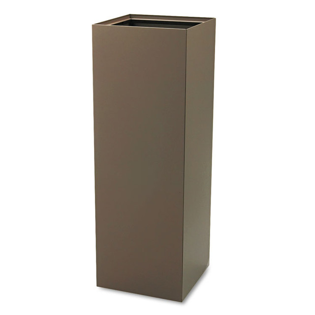 SAFCO PRODUCTS 2984BR Public Square Recycling Receptacles, Paper Recycling, 42 gal, Steel, Brown