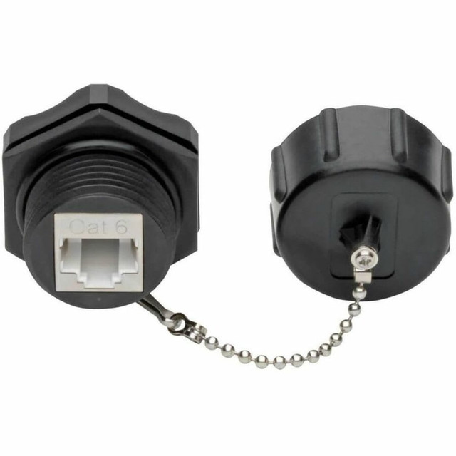 TRIPP LITE N206-KJ01-IND Eaton Tripp Lite Series Keystone Jack Cat6/Cat5e, RJ45, Shielded, Dust Cap, Industrial - 110 Punch Down, IP68, TAA - Modular insert - outdoor - CAT 6a - STP - RJ-45 - black - TAA Compliant TRIPP LITE N206-KJ01-IND Eaton Tripp Lite Series Keystone Jack Cat6/Cat5e, RJ45, Shielded, Dust Cap, Industrial - 110 Punch Down, IP68, TAA - Modular insert - outdoor - CAT 6a - STP - RJ-45 - black - TAA Compliant