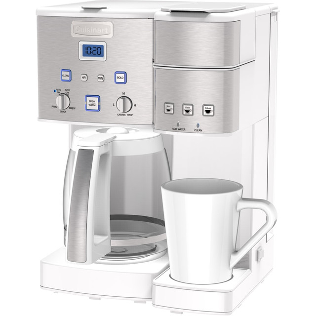 CONAIR CORPORATION Cuisinart SS-15WP1  12-Cup Single Serve Coffee Maker, White