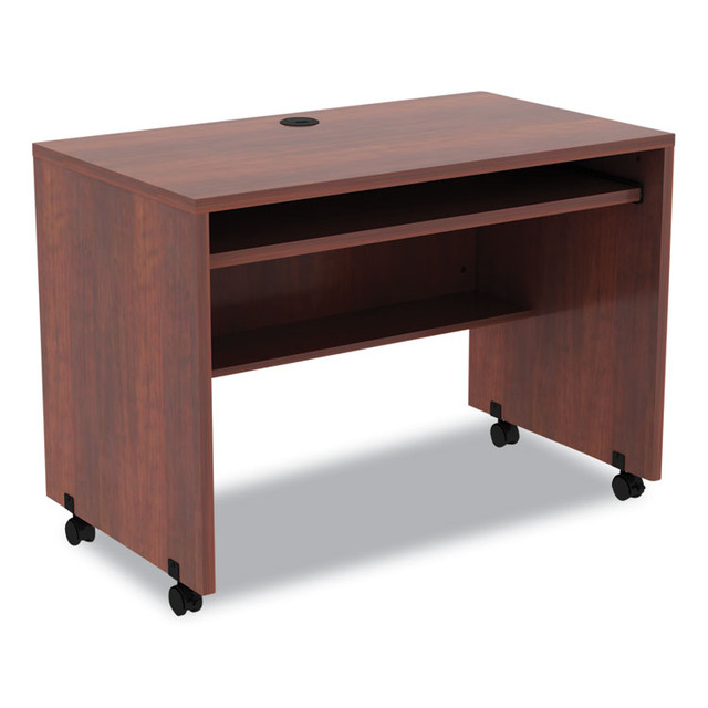 ALERA VA204224MC Alera Valencia Series Mobile Workstation Desk, 41.38" x 23.63" x 30", Medium Cherry