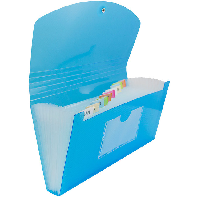 JAM PAPER AND ENVELOPE 221618980OD JAM Paper Expanding File, 6in Expansion, 4-1/2in x 7in, Blue JAM PAPER AND ENVELOPE 221618980OD JAM Paper Expanding File, 6in Expansion, 4-1/2in x 7in, Blue