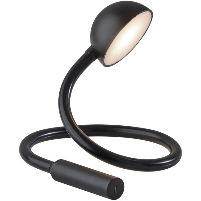 ADESSO INC SL3713-01 Adesso Simplee Cobra LED Desk Lamp, 32-1/2inH, Black