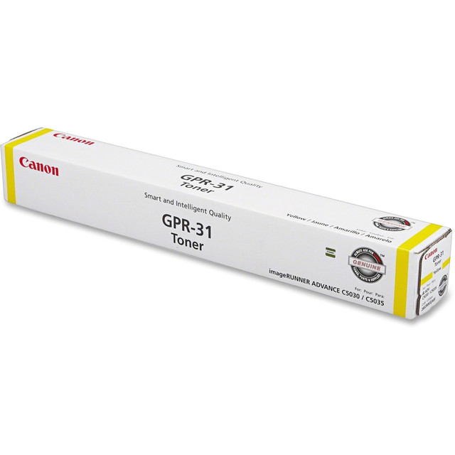 CANON USA, INC. 2802B003AA Canon GPR-31 Yellow High Yield Toner Cartridge, 2802B003