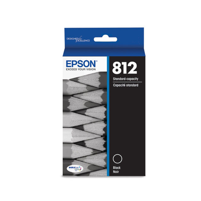 EPSON AMERICA INC. Epson T812120-S  812 DuraBrite Ultra Black Ink Cartridge, T812120-S