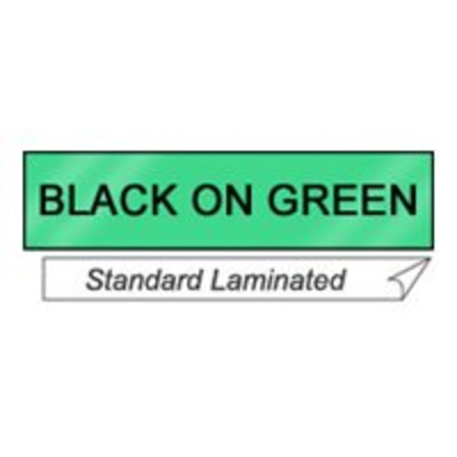 BROTHER INTL CORP Brother TX7511  TX-7511 Black-On-Green Tape, 1in x 50ft