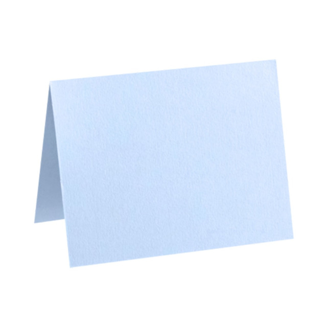 ACTION ENVELOPE EX5030-13-250 LUX Folded Cards, A6, 4 5/8in x 6 1/4in, Baby Blue, Pack Of 250