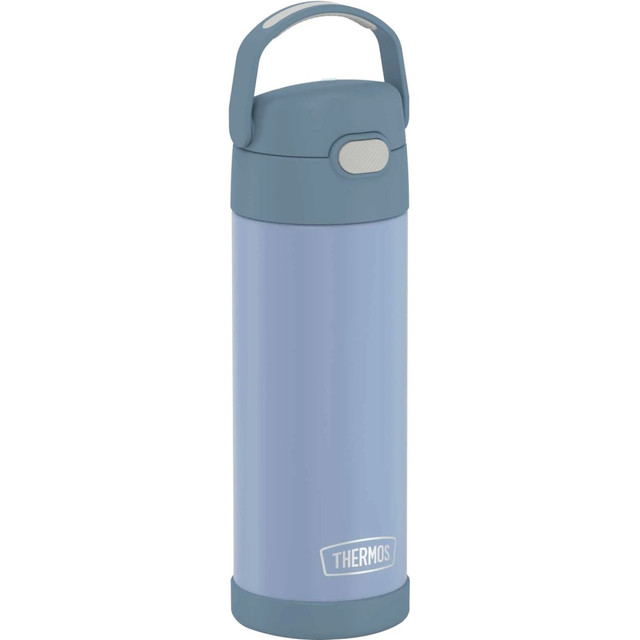 KING-SEELEY THERMOS/THERMOS Thermos F41101DB6  FUNtainer Water Bottle 16Oz - 16 fl oz - Denim Blue, Blue - Stainless Steel