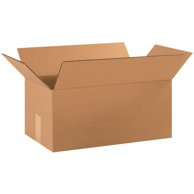 B O X MANAGEMENT, INC. Partners Brand 18108  Corrugated Boxes, 18in x 10in x 8in, Kraft, Pack Of 25