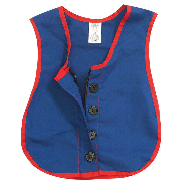 THE CHILDRENs FACTORY CF-361319 Childrens Factory Manual Dexterity Combo Zipper/Button Vest, All Ages