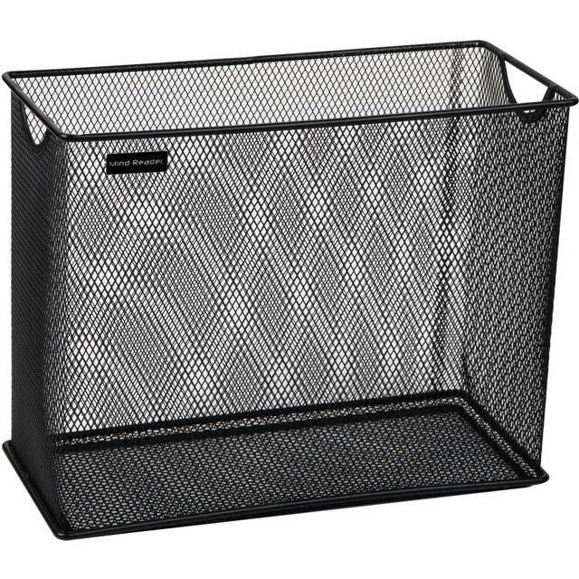 EMS MIND READER LLC FILEBASK-BLK Mind Reader Vertical File Storage Basket, 10inH x 5-1/2inW x 12-1/4inD, Black EMS MIND READER LLC FILEBASK-BLK Mind Reader Vertical File Storage Basket, 10inH x 5-1/2inW x 12-1/4inD, Black