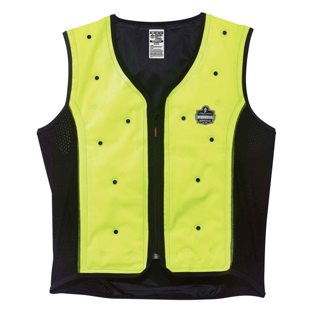 ERGODYNE CORPORATION Ergodyne 12678  Chill-Its Evaporative Cooling Vest, Premium, 4X, Lime, 6685