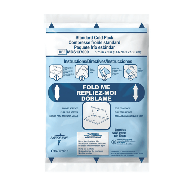 MEDLINE INDUSTRIES, INC. MDS137000 Medline Standard Instant Cold Packs, 5 3/4in x 9in, Case Of 24