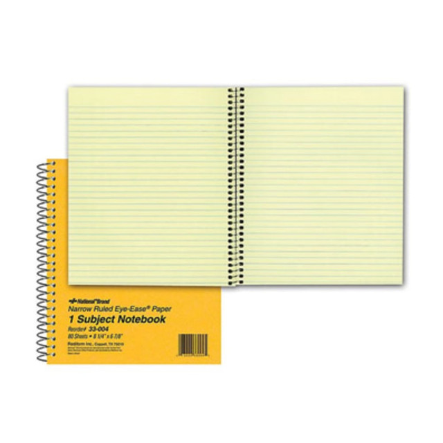 AVERY PRODUCTS CORPORATION 33004 Rediform Brown Board Notebook, 6-7/8 x 8-1/4in, 1 Subject, 80 Sheets, Brown