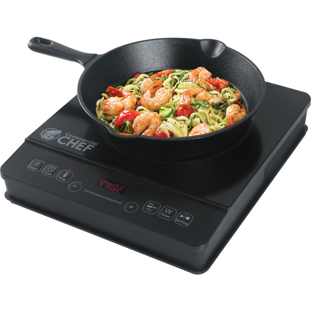 W APPLIANCE COMPANY LLC Commercial Chef CHC18MB  Portable Induction Cooker With LED Display, Black