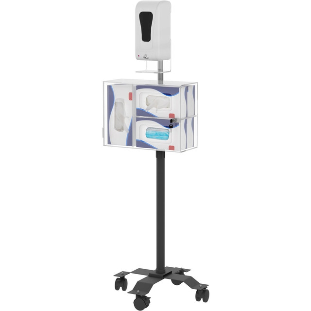 CTA DIGITAL SAN-CGS  Compact Mobile Sanitizing Station With Automatic Soap Dispenser Hand Sanitizer/Soap Dispenser