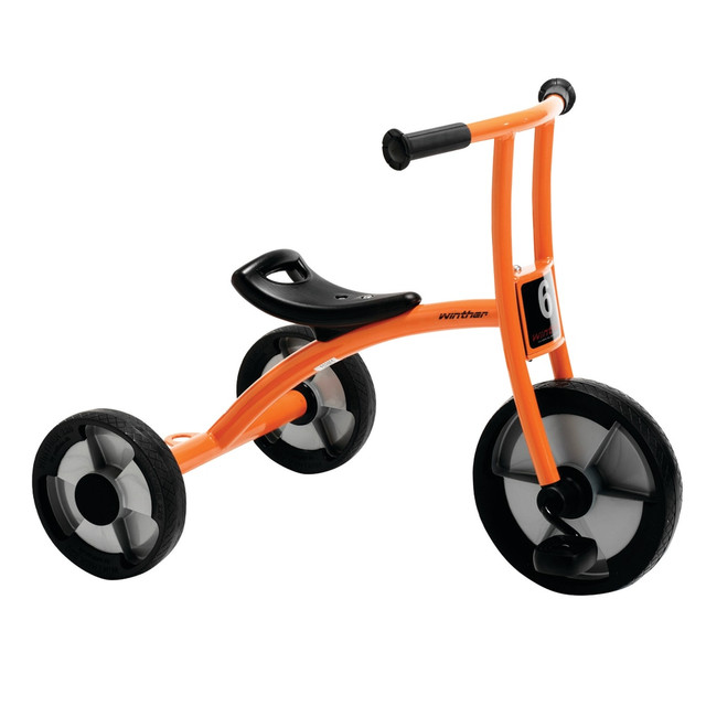 EDUCATORS RESOURCE WIN551 Winther Circleline Tricycle, Medium, 31inL x 20 1/2inW x 24 1/2inH, Orange EDUCATORS RESOURCE WIN551 Winther Circleline Tricycle, Medium, 31inL x 20 1/2inW x 24 1/2inH, Orange