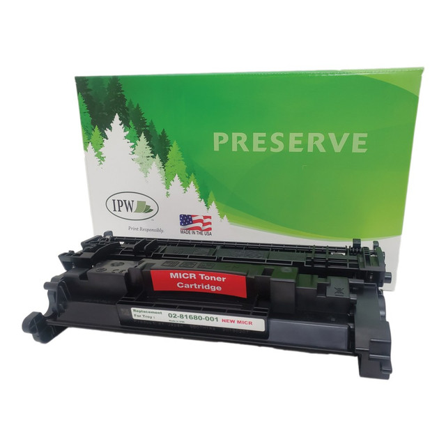 IMAGE PROJECTIONS WEST, INC. 725-89A-ODP IPW Preserve Remanufactured Black Toner Cartridge Replacement For Troy 02-81680-001, 725-89A-ODP