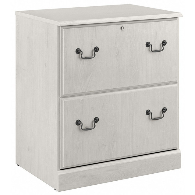 BUSH INDUSTRIES INC. EX45754-03 Bush Furniture Saratoga 26-6/7inW x 19-2/5inD Lateral 2-Drawer File Cabinet, Linen White Oak, Standard Delivery BUSH INDUSTRIES INC. EX45754-03 Bush Furniture Saratoga 26-6/7inW x 19-2/5inD Lateral 2-Drawer File Cabinet, Linen White Oak, Standard Delivery