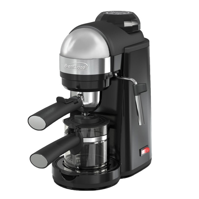 BRENTWOOD APPLIANCES, INC. GA-135BK Brentwood GA-135BK Espresso And Cappuccino Maker, Black