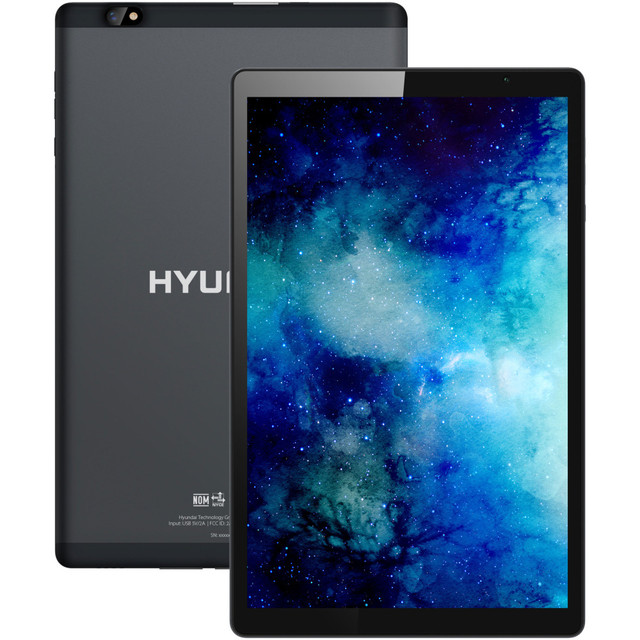 IBRIDGE MANUFACTURING INC Hyundai HT10LA1MSGNA02  Hytab Pro Wi-Fi Tablet, 10.1in Screen, Helio P60, 4GB Memory, 128GB Hard Drive, Android 11, Black