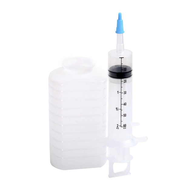 MEDLINE INDUSTRIES, INC. DYND20335 Medline Enteral Feeding and Irrigation Syringes, IV Pole Bag, 60cc, Pack Of 30