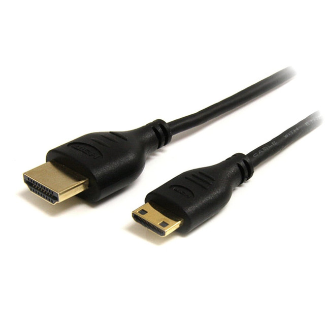 STARTECH.COM HDMIACMM6S  HDMI Cable with Ethernet, 6ft, Black