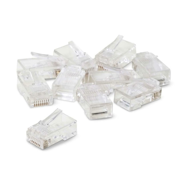 BELKIN, INC. R6G088-R-10 Belkin 50 Micron RJ45 Plugs - 10 Pack - RJ-45 Network Male - Clear BELKIN, INC. R6G088-R-10 Belkin 50 Micron RJ45 Plugs - 10 Pack - RJ-45 Network Male - Clear