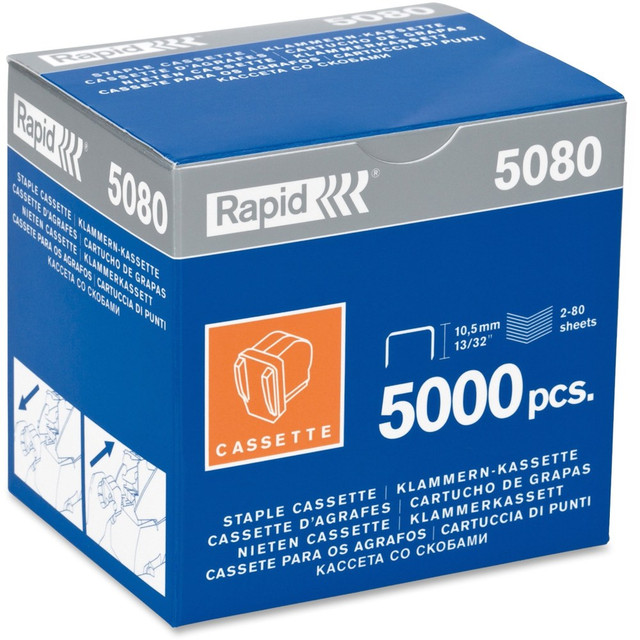 TOPS BRANDS 90220 Rapid 5080 Staple Refill Cartridge, 1/8in, Cartridge Of 5000