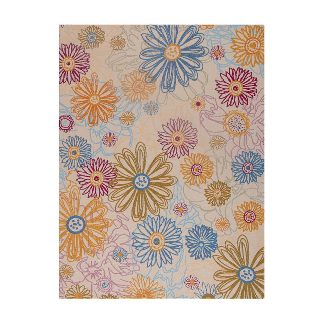 GFH ENTERPRISES INC. Anji Mountain AMB9023D  Keukenhof Rug'd Chair Mat, 1/2inH x 36inW x 48inD, Multicolor