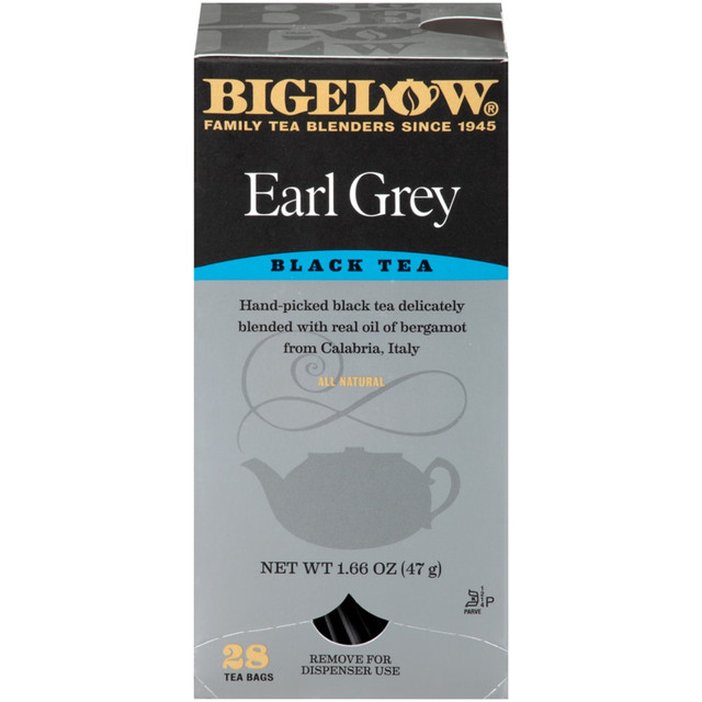R. C. BIGELOW, INC. 10348 Bigelow Earl Grey Tea Bags, Box Of 28