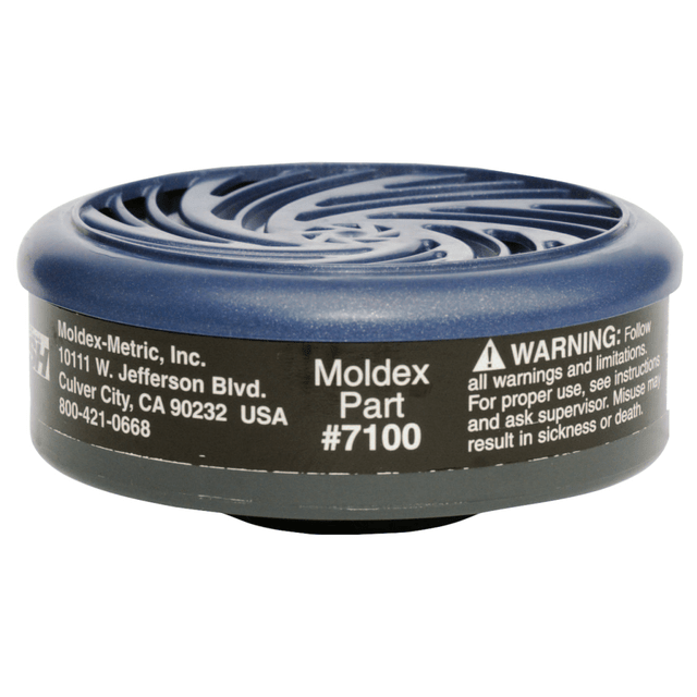 MOLDEX-METRIC INC. 7100 Moldex 7100 Organic Vapors Gas/Vapor Cartridge, Black