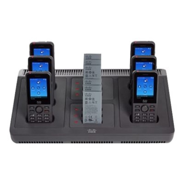 CISCO CP-MCHGR-8821=  Multi-Charger - Battery charger / charging stand + AC power adapter - for IP Phone 8821; Unified Wireless IP Phone 8821, 8821-EX