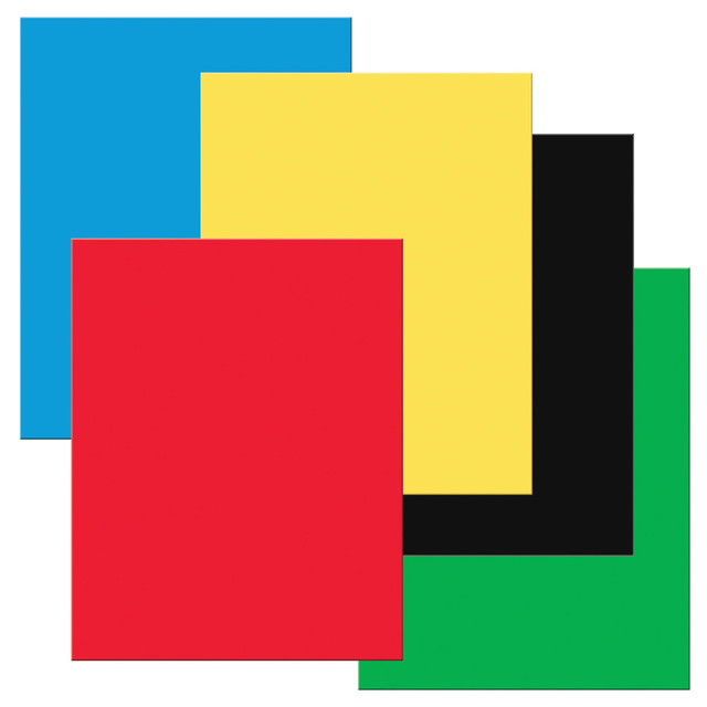 PACON CORPORATION PAC53911 Pacon UCreate Premium Coated Poster Boards, 22in x 28in, Assorted Primary Colors, Pack Of 25 Boards PACON CORPORATION PAC53911 Pacon UCreate Premium Coated Poster Boards, 22in x 28in, Assorted Primary Colors, Pack Of 25 Boards