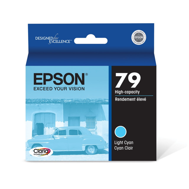 EPSON AMERICA INC. T079520 Epson 79 Claria Light Cyan High-Yield Ink Cartridge, T079520 EPSON AMERICA INC. T079520 Epson 79 Claria Light Cyan High-Yield Ink Cartridge, T079520
