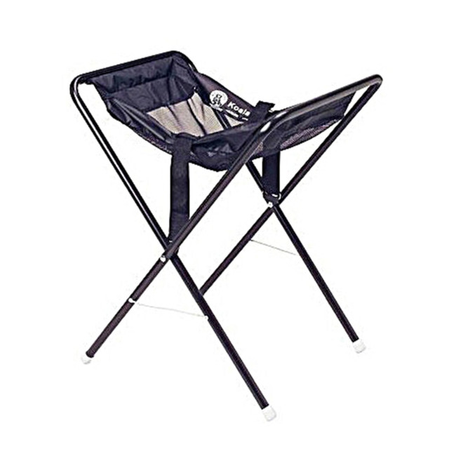 BOBRICK WASHROOM EQUIPMENT, INC. KB115-02 Koala Infant Seat Kradle, 30inH x 25 1/2inW x 21inD, Black/Silver